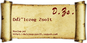 Délczeg Zsolt névjegykártya